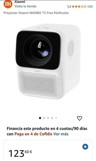 Proyector Xiaomi WANBO T2 Free