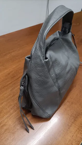 Borsa donna similpelle grigia