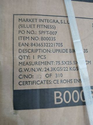 Bicicleta estática Siluet Fitness