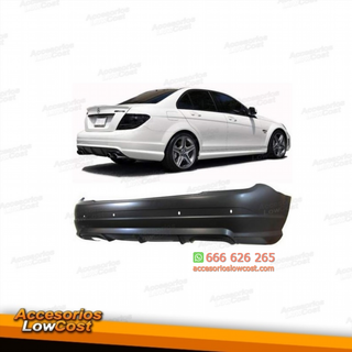 PARAGOLPES TRASERO TIPO AMG MERCEDES CLASE C W204