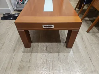 Mesa de centro madera y cristal