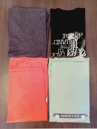 Lote 4 Camisetas Hombre