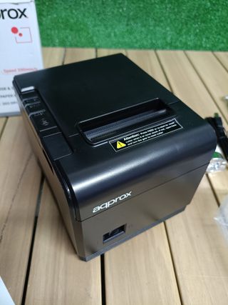 Approx APPPOS80AM - Impresora Térmica de Tickets, 200 mm/s, Papel 80 mm, Corte Automático y Manual, Negro