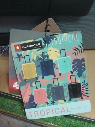 GLADIATOR Tropical Maleta expandible, Dura y Rueda