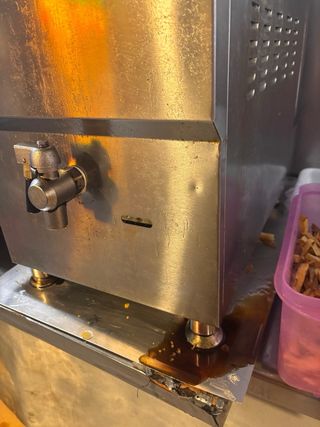 Freidora gas con chispa eléctrica 8-10L