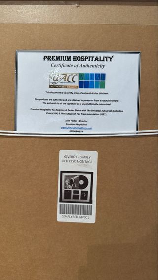 Simply Red A New Flame Vinilo Firmado