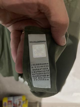 Camicia D&G verde oliva