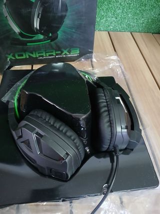 Auriculares Micrófono B-MOVE Xonar-X3 Gaming Usb