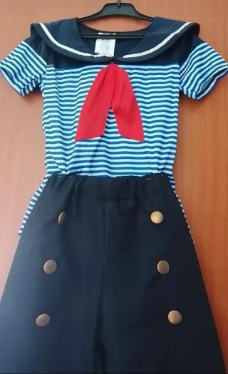 Disfraz marinero niña T. 5-6 años