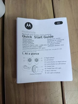 Motorola VerveOnes ME Auriculares Inalámbricos