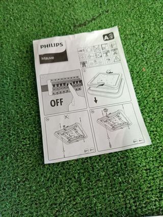 Philips Plafón Philips MAUVE, lámpara LED de techo