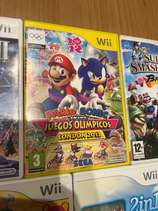 Lote 9 Juegos Wii: Star Wars, Zelda, Mario, Smash