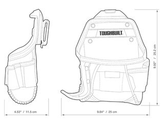 TOUGHBUILT TOU-CT-24 - Bolsa para proyectos/Lazo para Martillo
