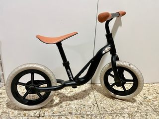 Bici de equilibrio infantil retro gris oscuro