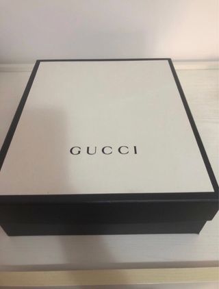 Stivaletti Gucci neri con fibbia oro