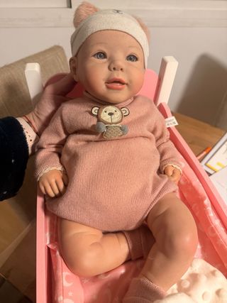 2 Bebés Reborn con Litera uno de 50 cm, y el otro