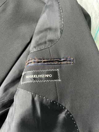 Completo Manuel Ritz Giacca Pantalone Nero