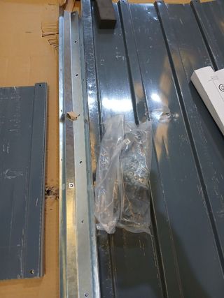 vidaXL Arriate Jardín Acero Galvanizado Gris