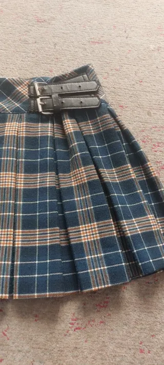 Falda Zara cuadros niña Talla 7