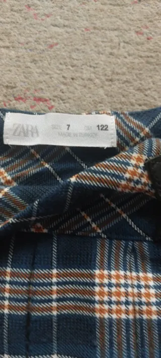 Falda Zara cuadros niña Talla 7