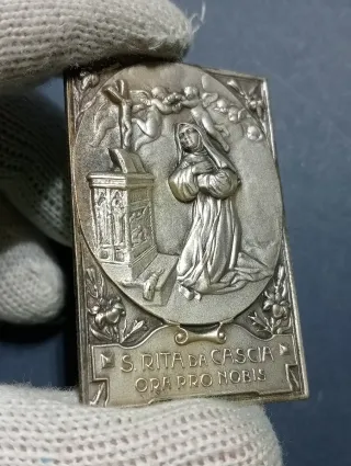 Piastra votiva S. Rita da Cascia