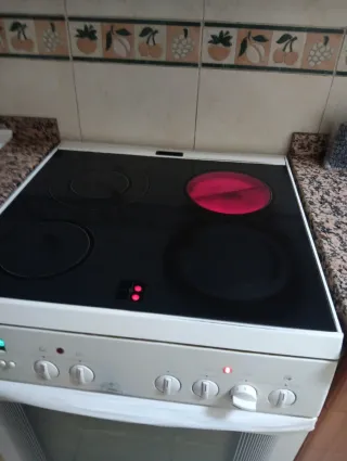 Cocina vitrocerámica Bosch con horno