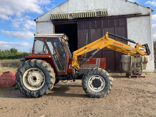 Tractor Fiat 100-80DT con pala