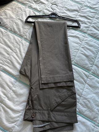 Completo giacca e pantalone TG 46 tortora