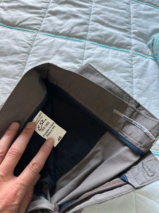 Completo giacca e pantalone TG 46 tortora