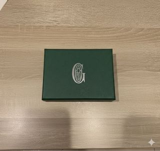 Tarjetero Goyard Verde Cuero Nuevo Original