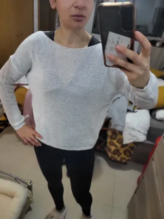 Jersey fino Trucco hilo metalizado