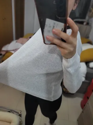 Jersey fino Trucco hilo metalizado