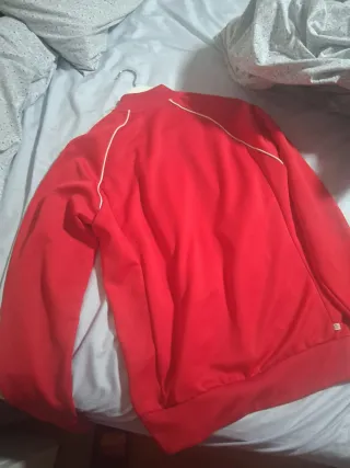 Chaqueta Adidas Roja Retro Vintange