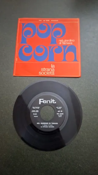Vinile 45 giri Pop Corn nel giardino di Tamara