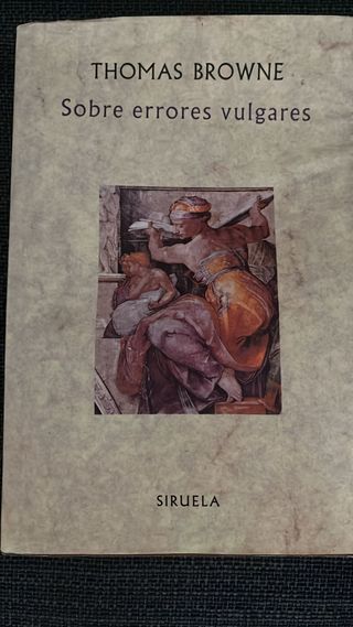 Sobre errores vulgares