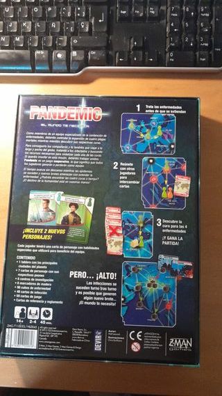 Pandemic Juego de Mesa Colaborativo