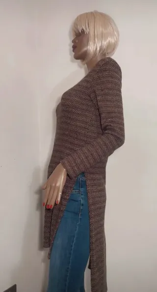 Maglia lunga marrone