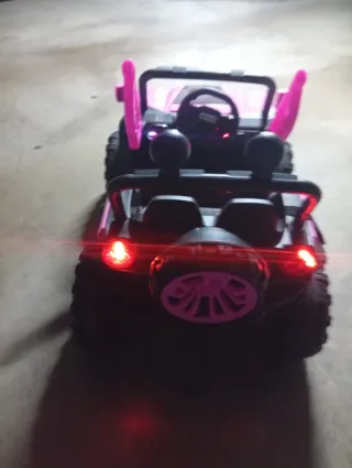 Coche eléctrico 4x4 2 plazas rosa 615718156 wuasah