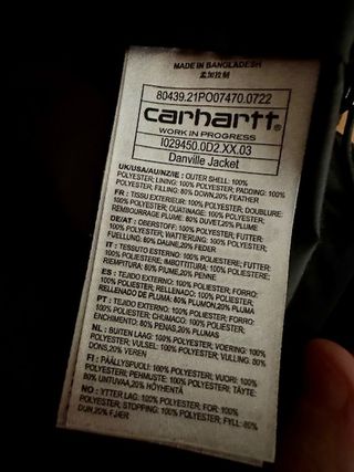 Chaqueta de plumas Carhartt