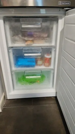 NEVERA COMBI LG ACERO INOXIDABLE TOPE DE GAMA