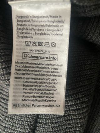 Jersey Esmara Hombre Gris Talla M