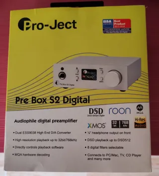 Pro-Ject Pre Box S2 Digital DAC Plata