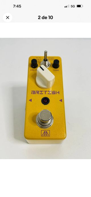 Pedal Guitarra Distorsión AVN-5 British