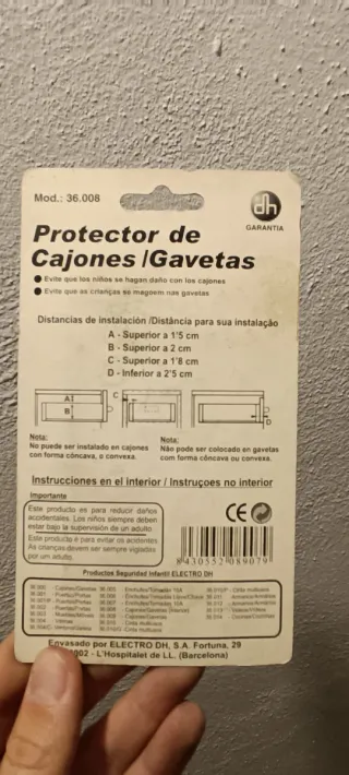 Lote 5 Protectores de Cajones Gavetas