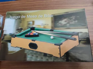 Mini mesa de billar con accesorios