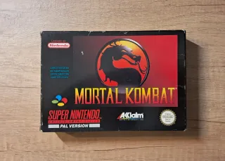 Mortal Kombat Super Nintendo SNES PAL