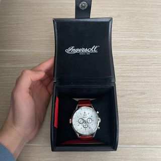 Orologio Ingersoll Cronografo Pelle Marrone