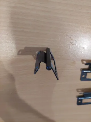 3 bisagras acodadas para muebles y caravana