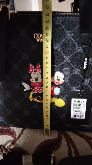 Borsa e portafoglio Coveri World Topolino Minnie