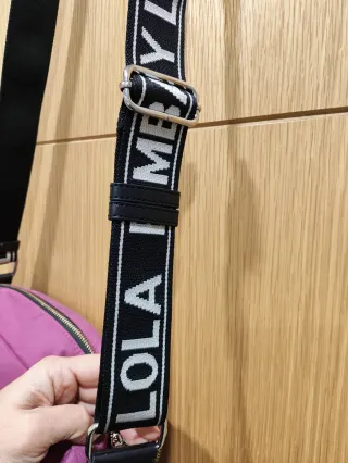 Bolso Bimba y Lola lila rosado asa regulable